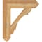 Ekena Millwork Olympic Arts & Crafts Rough Sawn Bracket, Western Red Cedar, 6"W x 28"D x 32"H BKT06X28X32OLY03RWR - alternate 3